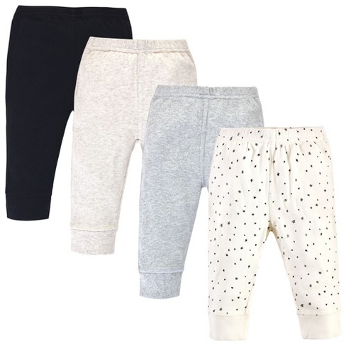 Touched by Nature Baby and Toddler Organic Cotton Pants 4pk, Star - image 1 of 4