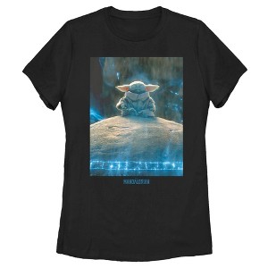 Women's Star Wars The Mandalorian The Child Meditation T-Shirt - 1 of 4