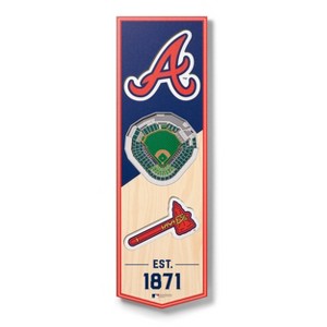 MLB Atlanta Braves 6"x19" Stadium Banner - 1 of 4