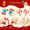 9 Pairs Women Christmas Stud Earrings Set Christmas Earrings for Holiday Decoration - 3 of 4