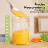4pk Prep Baby Food Storage Containers, 8 oz Leak-Proof, BPA Free Glass Baby Food Jars for Feeding - 4 of 4