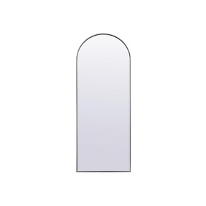 Elegant Lighting Metal Frame Arch Full Length Mirror 28x74 - 1 of 4