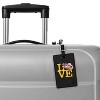 NCAA OTM Essentials Classic Luggage Tag 2pk - Black - 2 of 4