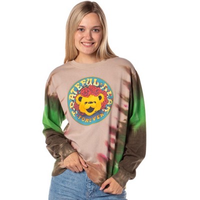Grateful Dead Women's Forever Grateful Tie-Dye Crewneck Sweatshirt