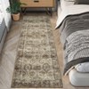 Vintage Oriental Printed Distressed Rug Washable Thin Low Pile Area Rugs for Living Room Indoor Retro Non Slip Soft Carpet for Bedroom - 2 of 4