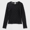 Women's Long Sleeve Lace Top - A New Day™ - 4 of 4