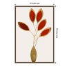 Amanti Art Five Red Flowers by Kubistika Canvas Wall Art Print Framed 16 x 23-in. - 4 of 4