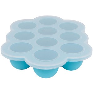 WeeSprout Silicone Freezer Tray w/ Clip on Lid Perfect Food Storage Container for Homemade Baby Food - 1 of 4