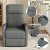 Modern Manual Recliner Chair with Adjustable Backrest, 3 Recline Positions, Living Room Home Theater - 4 of 4