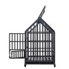 Munora - Heavy Duty Dog Cage - 47.2"L x 28.9"W x 48.2"H - Carbon Steel Construction with Roof Door & Lockable Wheels - 4 of 4