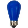 Northlight Pack of 25 Opaque LED S14 Blue Christmas Replacement Bulbs - image 3 of 4