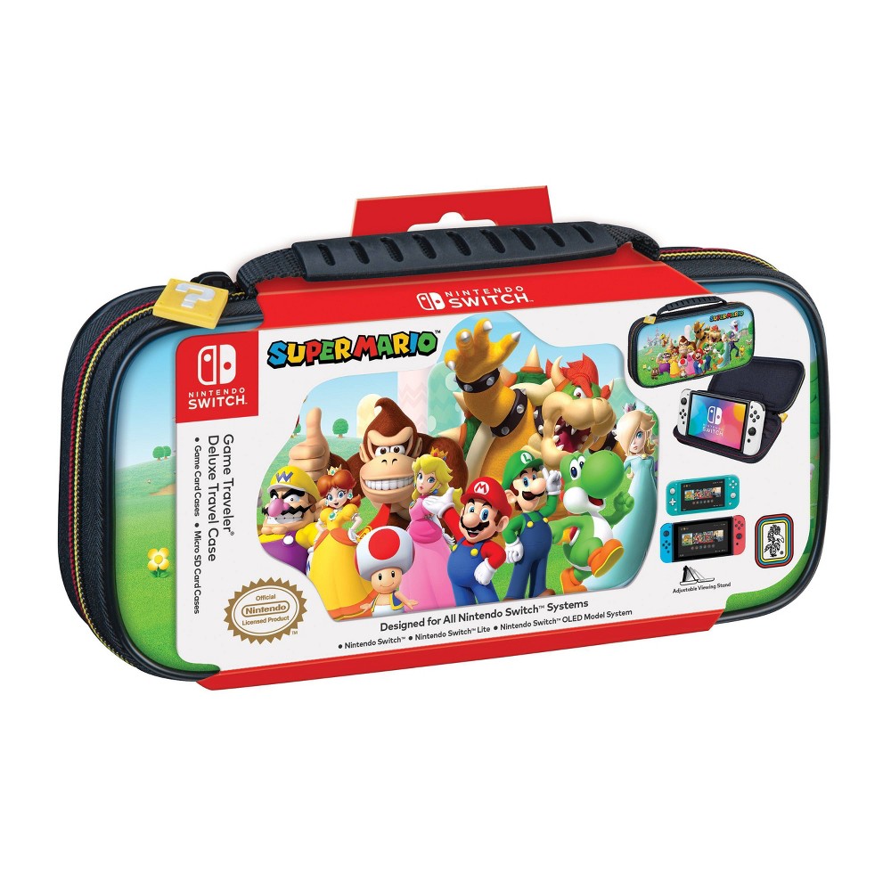 Photos - Console Accessory RDS Industries Nintendo Switch Game Traveler Deluxe Travel Case - Super Mario 