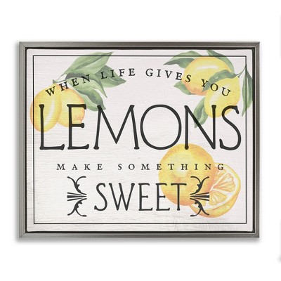 Stupell Industries Bold Vintage Life Gives Lemons, 21" x 17"