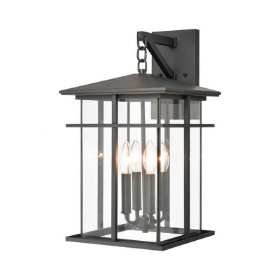 Elk Home Oak Park 4 - Light Wall Light in  Matte Black