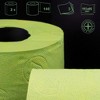 Roll-Lux Multicolor Toilet Paper - 3-Ply Premium Tissue in Black, Red, Green, Yellow, Orange, Blue, Pink, 2 Rolls, Vibrant & Luxurious - 3 of 4