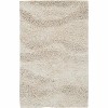 Hauteloom Kettering Solid Cream Wool Shag Rug - 4 of 4