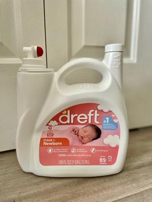 Dreft Etapa 1: Detergente líquido para ropa para bebés recién nacidos, 32  cargas, 46 fl oz