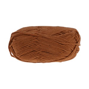 Unique Bargains Yarn 4-Ply Milk Cotton Yarn Combed Cotton Ginger 4331" 1 Pcs - 1 of 4