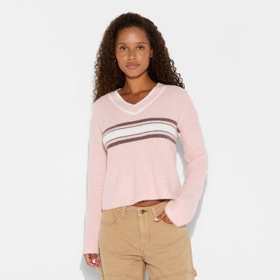 Women's V-Neck Pullover Sweater - Wild Fable' - image 2
