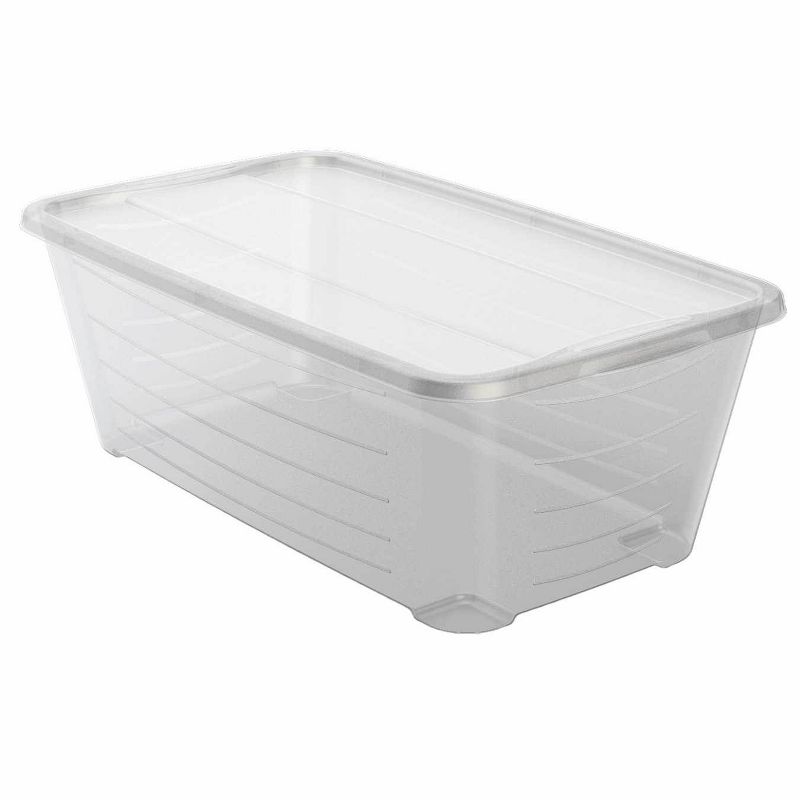 Life Story 6 Quart Rectangular Clear Plastic Protective Storage Shoe Box, 8 Pack, 5 of 7