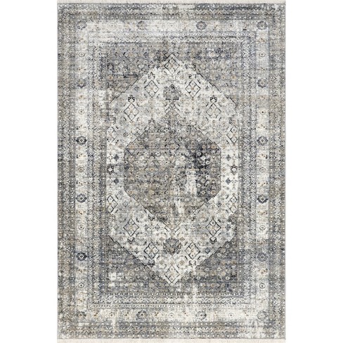 Nuloom Charvi Medallion 9x13 Area Rug For Living Room Bedroom Dining ...