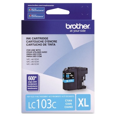 Brother LC103C Innobella High-Yield Ink Cyan