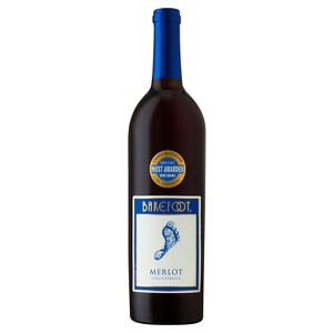 Barefoot Cellars Merlot Red Wine - 750ml Bottle - 1 of 4