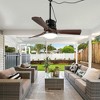 Bella Depot 42" Outdoor Black Ceiling Fan with LED Light Kit - 4 of 4