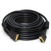 Monoprice Super VGA Cable - 50 Feet - Black | Male to Male With Ferrites For In-Wall Installation | Gold Plated, CL2 Rated - 2 of 4