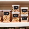 Talented Kitchen 128 Pack Black Chalkboard Pantry Labels, Food Label Sticker, Kitchen Container Organization and Storage Decal - 3 of 4