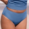 Women's Chic Solid Color Mid-Waisted Swimsuit Bottom - Cupshe - 3 of 4