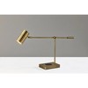Adesso Collette Charge Desk Lamp (Includes LED Light Bulb) Brass: Modern Style, Touch Sensor, ETL Listed - 2 of 4