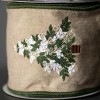 15'L Sullivans Christmas Tan Christmas Tree Ribbon, Brown - 2 of 3