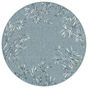 Liora Manne Carmel  Indoor/Outdoor Rug  Aqua.. - 1 of 4