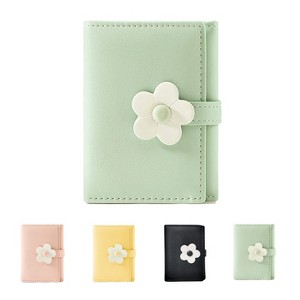 Generic Cute Small Wallet for Girls Women Tri-folded Wallet Cash Pocket flowers PU Leather Print Card Holder Coin Purse - 1 of 4