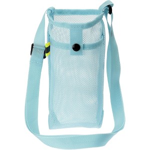 BABYYER Water Bottle Bag Mesh Portable Bottle Holder Carrier Adjustable Shoulder Strap for Sports Hiking Camping - 1 of 4