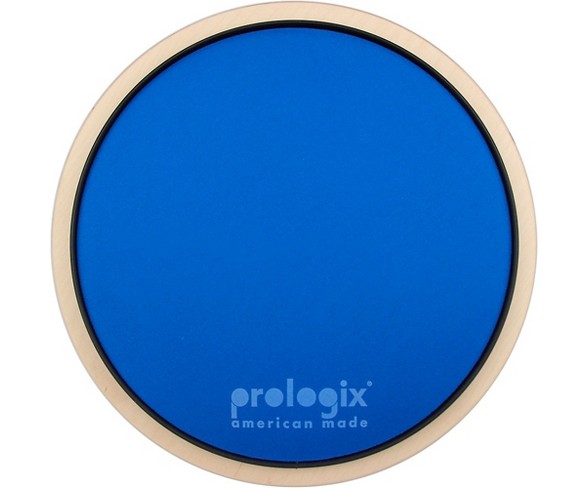ProLogix Percussion Blue Lightning Practice Pad With Rim 12 in.
