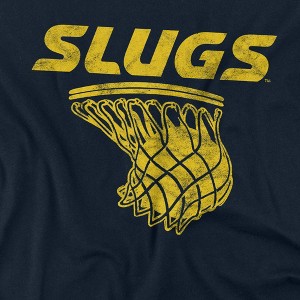 University Of California Santa Cruz Basketball Hoop Kids T-Shirt For Youth Navy - 1 of 4
