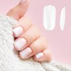 Unique Bargains Women's Full Coverage Square Fake Nails Clear 1 Set - 4 of 4