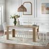 5pc Ericson Modern Dining Set Natural/White - Buylateral: Rectangle Table, 4 Spindle Back Chairs - 2 of 4