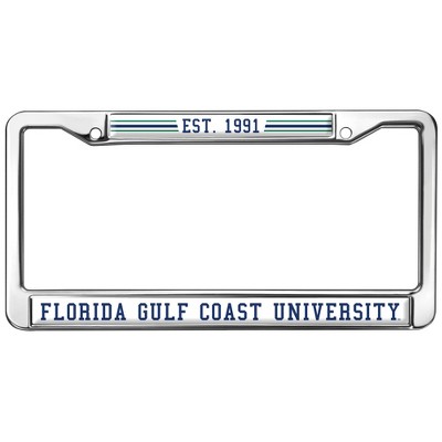 Florida Gulf Coast University Full Size Standard License Plate Metal Frame