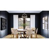 Urban Ambiance Luxury Farmhouse Chandelier 31.875''H x 28''W,  Antique Silver Finish,  Omaha Collection, UHP4403 - 2 of 4
