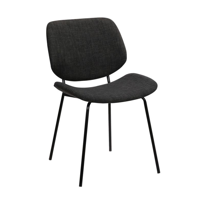 Quest Modern Dining Accent Chair Charcoal - Armen Living, 1 of 8