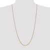 Black Bow Jewelry 2.25mm, 14k Yellow Gold, Flat Figaro Chain Necklace - 2 of 4