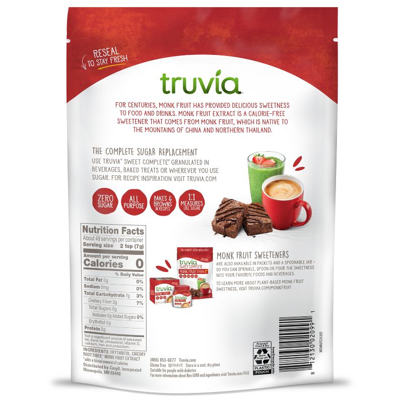 Truvia Sweet Complete Monk Fruit Sweetener - 12oz, 5 of 11