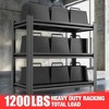 YONWAY 3-Layer Metal Storage Rack Adjustable partitions, sturdy and durable, easy to assemble for Kitchen Basement,31.5" H* 39.37" L * 13.77" D - 3 of 4
