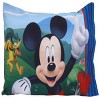 Disney Mickey Mouse - Blue, Red, Yellow 2 Piece Toddler Sheet Set with Fitted Crib Sheet and Pillowcase - 3 of 4