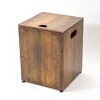 Wood-Grain Style Propane Tank Cover, Outdoor Table & Decorative Stand - 4 of 4