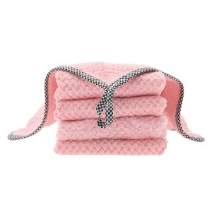 Unique Bargains Reusable Velvet Dish Towels 5 Pcs - 1 of 4