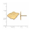 Black Bow Jewelry 10k Yellow Gold Minnesota Wild NHL Stud Earrings - 2 of 3
